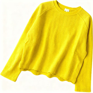 Tùy Chỉnh In 340gsm Nhiệt T-Shirts Thời Trang T-Shirt Phong Cách Đường Phố Drop Shoulder <span class=keywords><strong>Waffle</strong></span> Đan Dài Tay Áo Áo Thun Cho Nam Giới - Product Image 3