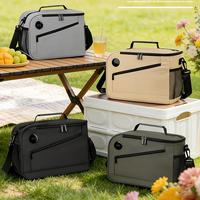 Sac isotherme intelligent à affichage numérique de la température, grande capacité, portable, pour le déjeuner d'été, sac de rangement pour aliments