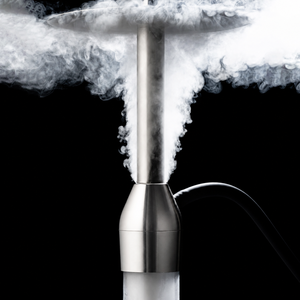 Cachimba Premium de Acero Inoxidable V2A con Base de Vidrio Grueso, Difusor Ajustable de 50cm, Manguera Única, para Lounge Bar, OEM - Product Image 2