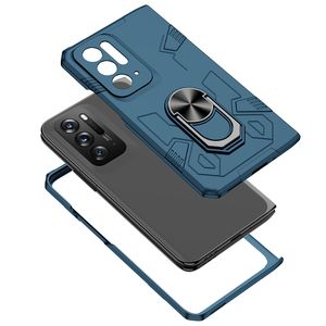 Support de voiture <span class=keywords><strong>2</strong></span>-en-1 avec anneau de maintien pour téléphone <span class=keywords><strong>OPPO</strong></span> <span class=keywords><strong>Find</strong></span> <span class=keywords><strong>N</strong></span> Fold – Coque antichoc en TPU et PC avec béquille intégrée - Product Image 2