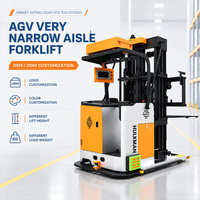 LVNA1500 Kondisi Baru AGV Industri Robot Forklift Lorong Sangat Sempit dengan Remote Control untuk Distributor Logistik Eropa