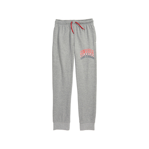 Pantaloni sportivi da ragazzo Converse Collegiate Repeat Jogger grigio rosso - Product Image 1