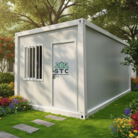 Maison conteneur de garage en kit, maisons préfabriquées modulaires à faible coût