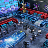 Table de bar personnalisable de luxe léger pour discothèque, bar, KTV, restaurant musical, mobilier commercial