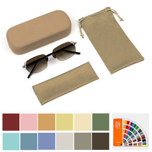 シファースタイリッシュリムレスフレームチタンサングラス女性用高品質デザイナーファッションカスタムロゴオーバルサングラス卸売 - Product Image 5