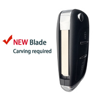 Modifié pour Citroen C2 C3 C4 C5 C6 Xsara Berlingo pour Peugeot 207 307 308 407 607 807 Flip Remote Car Key Shell Cover Case
