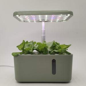 Système de culture de plantes LED pour jardin d'intérieur moderne, hydroponie, aquarium intelligent, cactus en verre Kris, en plastique, Zhejiang - Product Image 1
