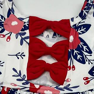 Qingli OEM Ready Made vestito da bambina <span class=keywords><strong>di</strong></span> 2 <span class=keywords><strong>anni</strong></span> vestito con fiocco posteriore a buon mercato senza maniche abiti per le ragazze <span class=keywords><strong>di</strong></span> 5 <span class=keywords><strong>anni</strong></span> - Product Image 3