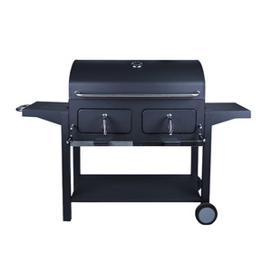 American Style Charcoal Grill 162x64.5x110cm <b>Trolley</b> Outdoor BBQ Grill For Courtyard <b>Garden</b> Villa - Product Image 2