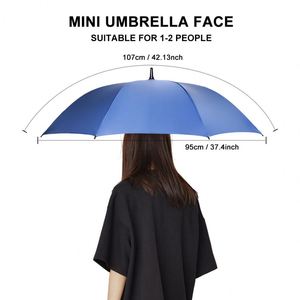 Parapluie de golf droit automatique double, grande taille, imperméable, personnalisé, de qualité supérieure, avec logo sur mesure, vente en gros - Product Image 4
