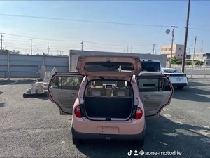 รถซูซูกิอัลโตมือสองผ้าไฮดรอลิกสีชมพูรถญี่ปุ่นมือสอง - Product Image 5