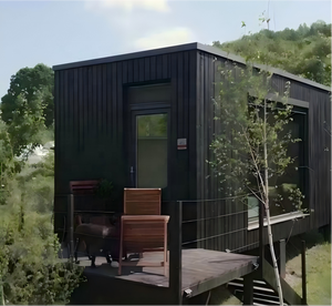 Casa Prefabricada <span class=keywords><strong>de</strong></span> Estructura <span class=keywords><strong>de</strong></span> Acero Moderna y Ligera para Acampar o como Residencia Temporal, Cabaña Portátil - Product Image 5