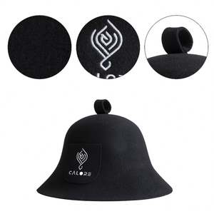 Chapeaux de sauna en feutre de laine Rolking, vente en gros, épaisseur 2 mm, unisexe, utilisables en toutes saisons, échantillon disponible - Product Image 2