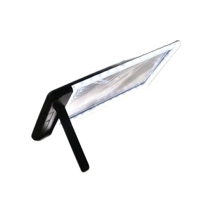 Lupa de escritorio con soporte, aumento de 4x, pantalla cuadrada panorámica para lectura y visualización de videos, 43 luces LED, 3 niveles de brillo - Product Image 2