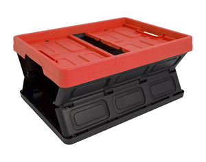 Multiple specifications 32l 46l 62l plastic PP foldable hardside storage crate container