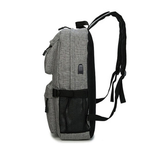 Custom Mens Usb Charger <strong>Waterproof</strong> <strong>Back</strong> <strong>Pack</strong> Anti Theft School Usb Charging Smart Laptop Backpack with Usb Port - Product Image 3