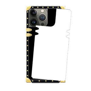 Para <span class=keywords><strong>samsung</strong></span> <span class=keywords><strong>galaxy</strong></span> Ins Style Luxury Gold Plated Design 2d Blank Sublimation Phone case Cover para iPhone - Product Image 4