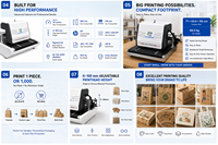 Nouvelle machine d'impression numérique à jet d'encre compacte pour sacs en papier, emballages alimentaires, café, mouchoirs, serviettes et sacs kraft