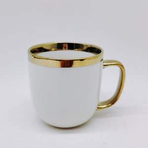 European Luxury Phnom Penh Ceramic Coffee <b>Cup</b> Handheld Eco-Friendly Drinkware With Customizable Logo Design - Product Image 5