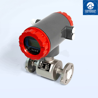 Medidor de Flujo Electromagnético para Control de Procesos Industriales, Precisión +/-0.5%, Acero al Carbono, Comunicación RS485 Modbus, Personalizable OEM