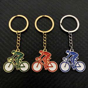 Llaveros Metálicos Promocionales con Logotipo Personalizado, Llavero de Bicicleta, Llavero de Diseño, Lote de Llaveros - Product Image 1