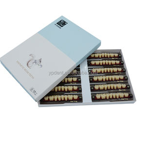 Dientes postizos anteriores posteriores de resina acrílica con certificación OEM ISO CE para <span class=keywords><strong>dentadura</strong></span> flexible o <span class=keywords><strong>dentadura</strong></span> <span class=keywords><strong>fija</strong></span> - Product Image 1