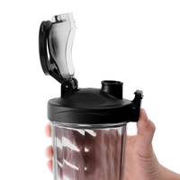 Couvercle de support de téléphone magnétique personnalisé, mélangeur automatique rechargeable, tasse, bouteilles d'eau de sport en plastique, bouteille shaker