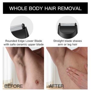 Maquinilla de afeitar eléctrica RTS J Oriente Medio, recortadora de barba, vello púbico axilar privado, peluquería eléctrica, afeitadora de pelo para pecho y piernas para hombres - Product Image 4