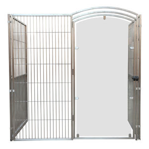 犬の犬小屋はAEOLUS工場卸売ステンレス鋼ウォークインケージシステムを実行します大型ChenilChienProfessionnel犬の犬小屋 - Product Image 1