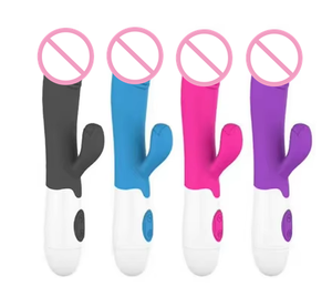Wholesale Women Vagina G Spot Masturbate Rose Concrete Silicone Fitness Dildo Massager <strong>Rabbit</strong> 10 Frequency Sex Toys <strong>Vibrator</strong> - Product Image 2