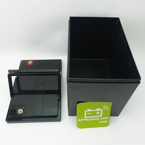 Caja de batería de litio vacía de 12V 70Ah, grupo 24, material ABS IP65, para paquete de baterías Lifepo4 prismáticas cilíndricas DIY ENJ EJ12-70B - Product Image 3