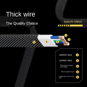 2M A50JJ Cable de carga USB 4 en 1 Aleación de zinc Convertible Metal PD 65W Cable DE <span class=keywords><strong>DATOS</strong></span> multifunción Cargador de teléfono PD 27W Línea de <span class=keywords><strong>datos</strong></span> - Product Image 4