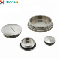 Tapón Ciego de Latón con Cabeza Redonda PG11, Tapón Metálico para Orificios, Impermeable IP54, Uso Industrial