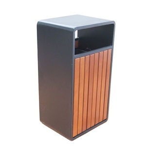 Large park scenic spot commercial sanitation outdoor stainless steel sorting trash bin bin