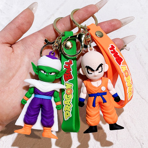 Porte-clés en caoutchouc PVC miniature de haute qualité, 15 couleurs, figurine d'anime Dragon <span class=keywords><strong>DBZ</strong></span> Kid Son Goku Super Saiyan - Product Image 6