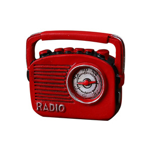 Modelo de electrodoméstico miniatura nostálgico, impresora de radio retro, accesorios de fotografía, adorno para ventana de sala de estar, venta al por mayor - Product Image 5