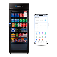 Máquina Expendedora Inteligente con IA para Bebidas y Alimentos, Económica, de Fábrica, OEM/ODM, para Exteriores, Enfriador Inteligente con IA