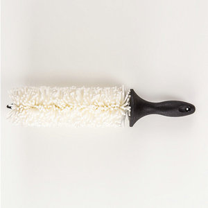 <b>Wheel</b> <b>Brush</b> 37 Inch Long Handle Steel Core White PP Material For Car Tire And <b>Wheel</b> Hub Cleaning - Product Image 2