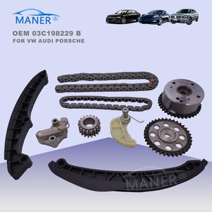 ชุดโซ่ควบคุมเวลาวาล์วเครื่องยนต์ MANER พร้อมอุปกรณ์เสริม 03C198229B 03C109158A สำหรับรถยนต์ VW GOLF 2.0 GTI POLO 1.4 GTI TIGUAN 1.4TSL - Product Image 3