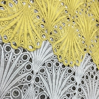 Tissu de luxe DF1012, tissu en dentelle suisse de dernière génération pour vêtements