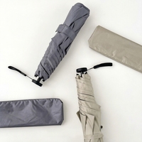 Parapluie ultra léger en plumes avec cadre renforcé à trois plis, protection contre la pluie et les UV, style japonais