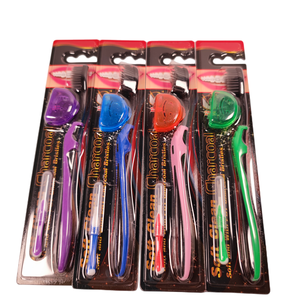 Kit de cuidado de ortodoncia portátil, <span class=keywords><strong>Mini</strong></span> cepillo <span class=keywords><strong>dental</strong></span> Inter suave con cerdas de carbón PBT en forma de V - Product Image 5