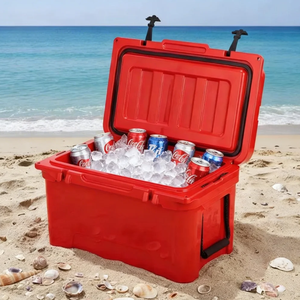 Glacière rigide rotomoulée moderne et portable 45L 45QT en PU/PE pour extérieur, avec rétention de glace de 10 jours, étanche pour aliments - Product Image 1