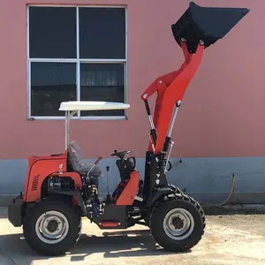 Suprimentos de fábrica 4 rodas pequenos carregadores da roda mini carregadores para venda