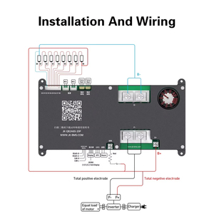 JKBMS 200A QB2A8S20P Bilanciatore Attivo Intelligente 3S/8S 12V/36V Protezione Batteria LiFePO4 Bluetooth RS485 Avviamento Auto Jikong 2500A - Product Image 5