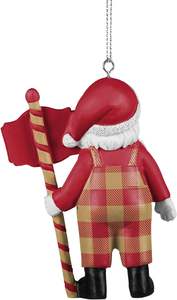 Decorazione Natalizia FOCO dei <span class=keywords><strong>San</strong></span> Francisco 49ers con Babbo Natale in Tuta e Catena per Appendere - Product Image 2