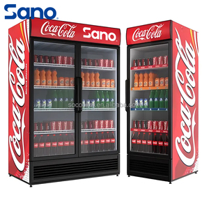 Refrigerador de exhibición vertical de supermercado comercial, refrigerador de cerveza de restaurante con puerta de vidrio, Enfriador de Bebidas frías - Product Image 6