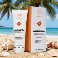Gel solaire hydratant visage et corps à large spectre fermenté SPF 50+ PA++++ Protection UVA UVB