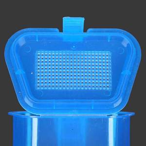 Caja de plástico transparente para cebo de lombriz, accesorio de pesca transpirable que retiene la humedad, contenedor de almacenamiento multiusos - Product Image 2