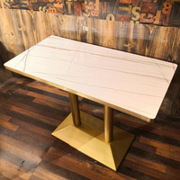 Ensemble de meubles modernes en velours vert pour hôtel, cafétéria, banquette, canapé, café, table en marbre et chaises